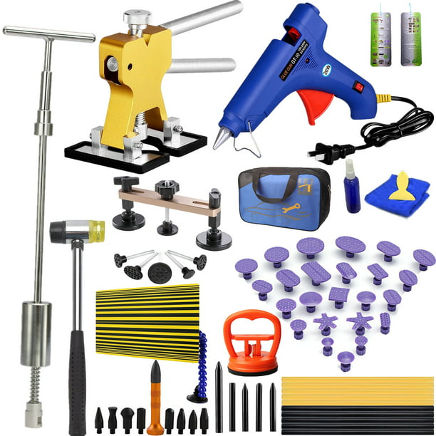 PDR Tools Car Body Repair Dent Removal Kit Slide Hammer Puller Birdge Tools Bag